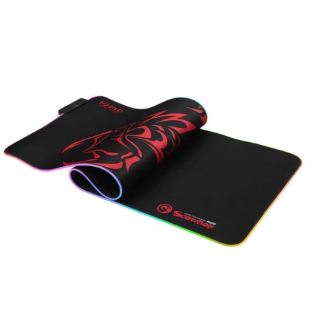 MARVO MG010 rug, game, 800x300x4 mm, RGB, black-2