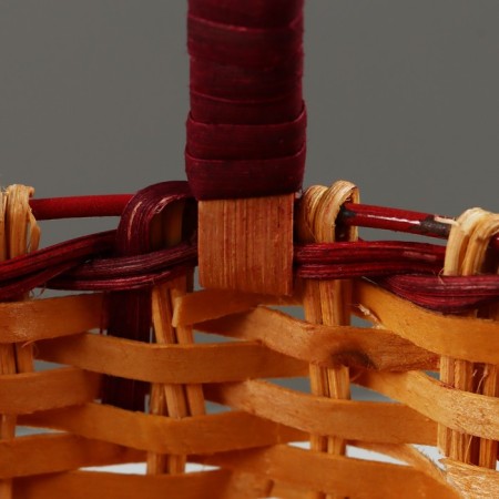Wicker basket, 21 x 15 x 15/28 cm, sequoia-4
