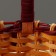 Wicker basket, 21 x 15 x 15/28 cm, sequoia