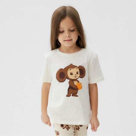 PAZHAMA Children's KAFTAN Cheburashka R.30 (98-104)-1