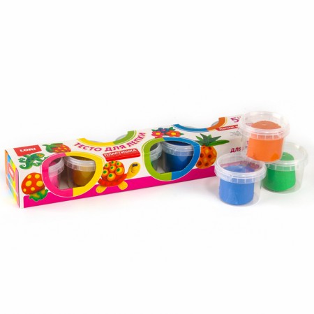Modeling dough "Plake No. 1", 5 colors of 80 g-1