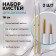 A set of hands for nail design, 2 pcs, 18 cm, beige color