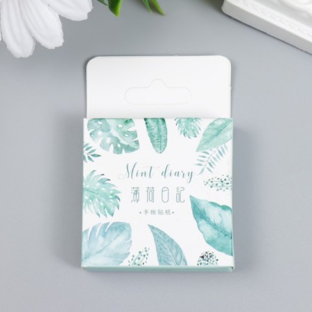 Stickers for creativity "leaves" set 45 pcs 4.4x4.4x1.1 cm-3