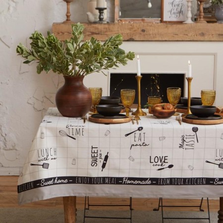 Homemade 39x110cm tablecloth tablecloth, 100% cotton, sarzha 190 g/m2-1
