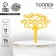 Topper Acryl "Beloved Educator", 15 cm