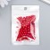 Decor for creativity plastic "Balls. Reds" d = 3-8 mm, set 10 grams
