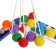 Board game for coordination “Hold on, ball!”, 2-4 players, 5+