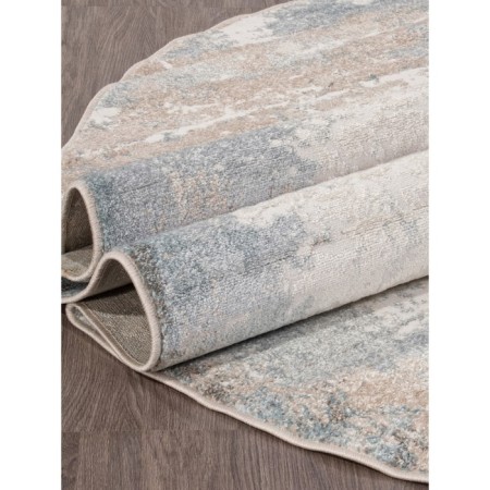 Oval Merinos Naturel carpet, size 100x200 cm, color Beige-Blue-3