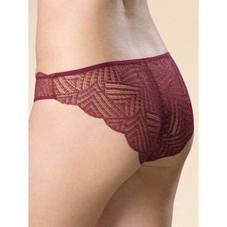 Female cowards, size 44, burgundy color-1