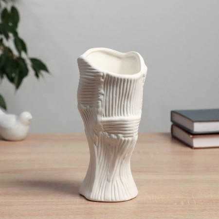 VAZA Ceramics Terence "D-11 cm, h-19.5 cm, white-1