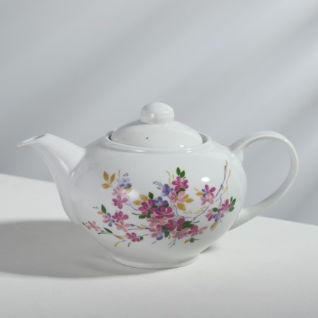 Tea Service "Daching Bagoon", 14 items: a teapot, sugar tower, 6 cups, 6 saucers-4