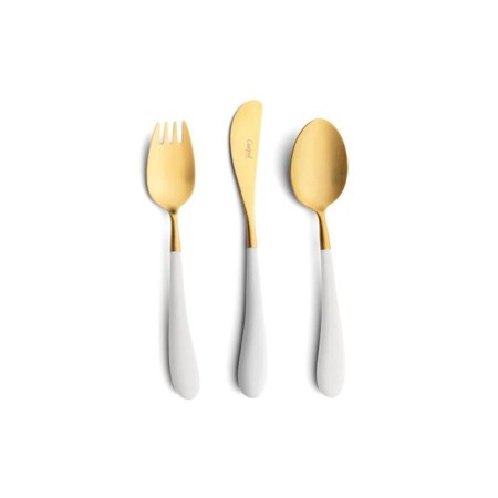 ALCE WHITE GOLD set of cutlery sets, 3 items