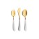 ALCE WHITE GOLD set of cutlery sets, 3 items
