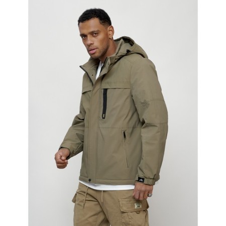 Male spring jacket, size 48, light green color-1