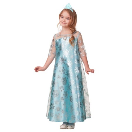Elsa carnival costume, satin 2, dress, crown, p. 28, height 110 cm