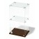 Table window, 1 shelf, 600 × 300 × 500, chipboard, glass color wenge