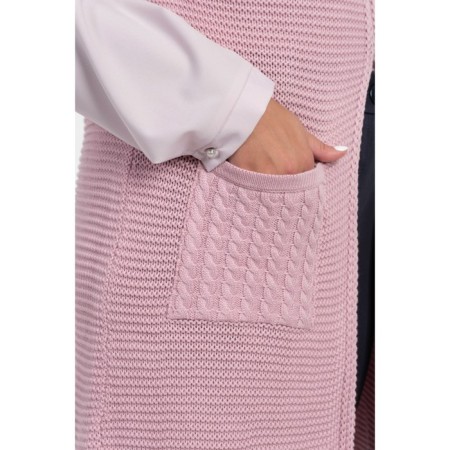 Women's vest, size 52, pink color-6