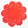 Napkin Decorative shade "Flowers" Color Pink, D 30 cm, 100% p/e, felt
