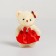 Soft toy "Bear", on a key fob, color mix