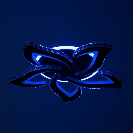 Luer with PDD "Blade" 5XLED 130W 3000-6000K RGB black 65x65x10cm-3