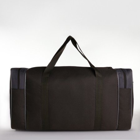 Sports bag with lightning, 3 pockets, long belt, khaki color/gray-1