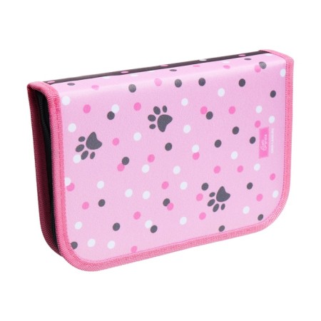 Penal 1 section 140 x 210 x 40 mm, folding pocket and cosmetic bag, fabric, calligrata top content "cat"-2