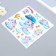 Sticker Plastic Interior phosphorus "Good Elephant" mix 20x20.5 cm
