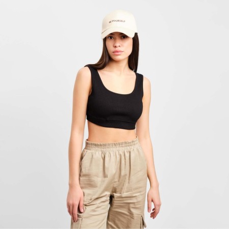 Women's cap with embroidery, milk, p. 56-58-3