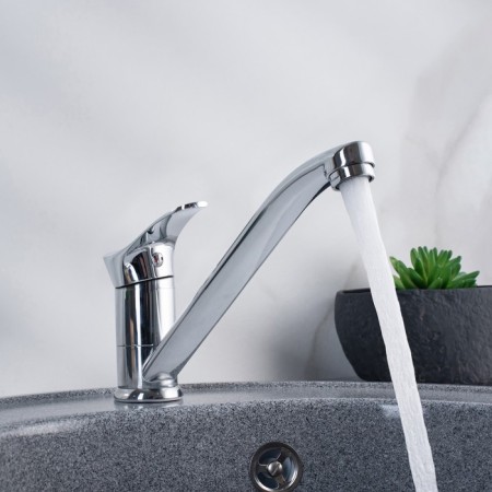 Kitchen mixer RMS SL86-004FBS-25, single-leaf, pour 23 cm, on spilkke, chrome-3