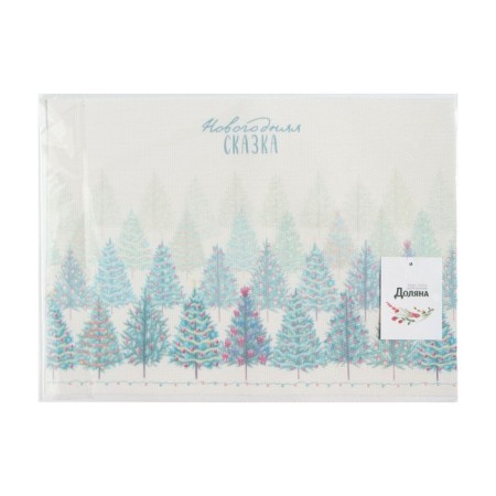 New Year's napkin on the table "New Year's fairy tale", 40x29cm-3