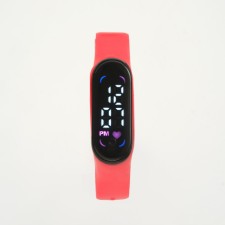 Watch of washing electronic, red