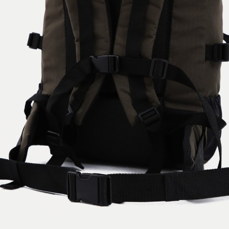 Tourist backpack, 40 l, screed department, 3 outer pockets, huntsman, khaki color-8