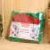 Set for a bath 3 objects "watermelon" rug, mitten, hat