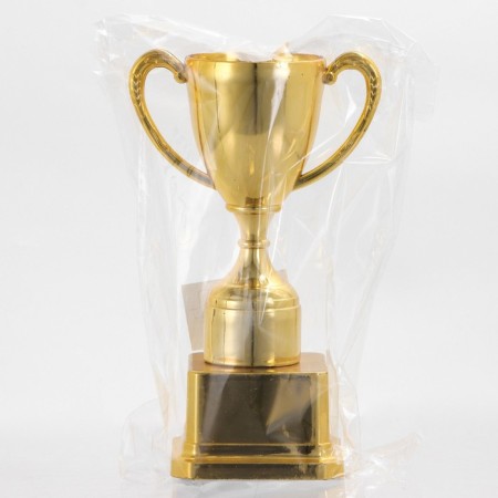 Cup 112, award figure, gold, plastic stand, 17.7 x 10.5 x 7.5 cm.-4