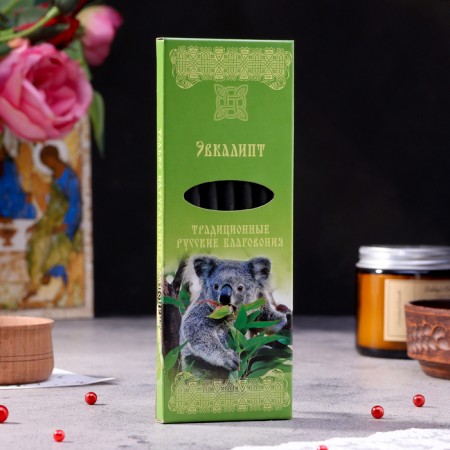A set of traditional Russian incense "Eucalypt"-3