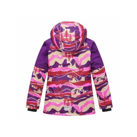 Ski costume for a girl, height 158 ​​cm, purple color-2