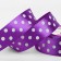 Satin tape "Peas", 25 mm × 23 ± 1 m, color purple No. 154