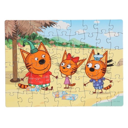 Puzzle "Three Cats", 54 elements-10