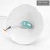 Lamp Bayerlux cap "Rocell" 1 lamp E27 40W White-pink d.250