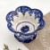 Vase for jam, small, gzhel, porcelain, 7x12 cm