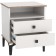 Liberty bedside table 51.17, 480 × 429 × 590 mm, support h = 150 mm, white / oak canyon