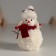 Souvenir Textile "Snowman in a scarf with berries in the hands" 7.5x7.5x12.5 cm