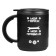 Thermal circle, 450 ml, campaign "My garage - my rules", retains heat 2 hours, black