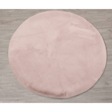 Plush mat Sofi de Marko, size 100x100 cm, light pink color-1