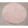 Plush mat Sofi de Marko, size 100x100 cm, light pink color