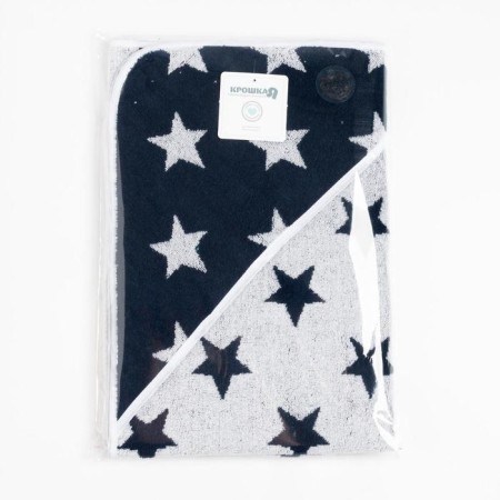Toward Corner Tensor Kroshka I “Asterles” 85x85 cm, Blue color, 100% cotton, 360 g/m2-5