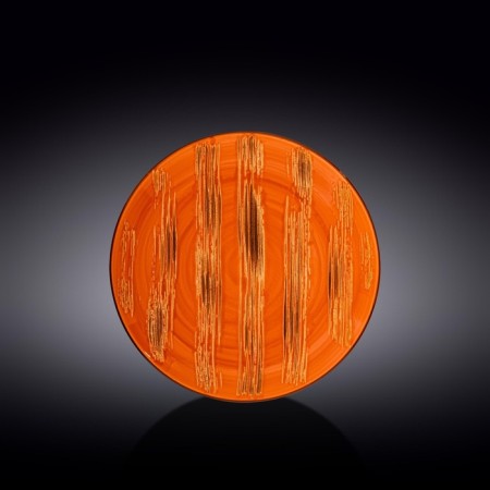 Round -round Wilmax England Scratch, D = 23 cm, Orange color
