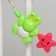 Stretching to a stroller/crib "Funny animals", 3 toys, crumb I