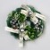 New Year's Wreath D-24 cm "Blocking Festival" bows cones