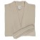 Essential bathrobe, multilayer muslin, size L, beige color